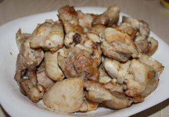 Соте из курицы с грибами