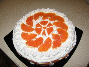 Торт мечта апельсиновый