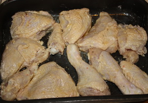 Курица, запеченная с лаймом
