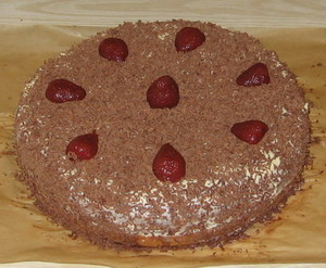 Торт шоколадно кучерявый:)