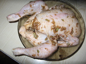 Цыпленок в пряном маринаде