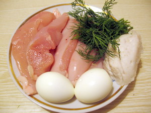 Зразы куриные с яйцом