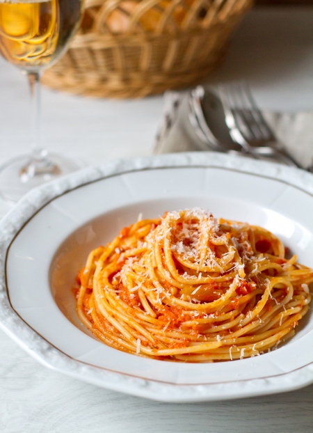 Спагетти с зимним соусом маринара