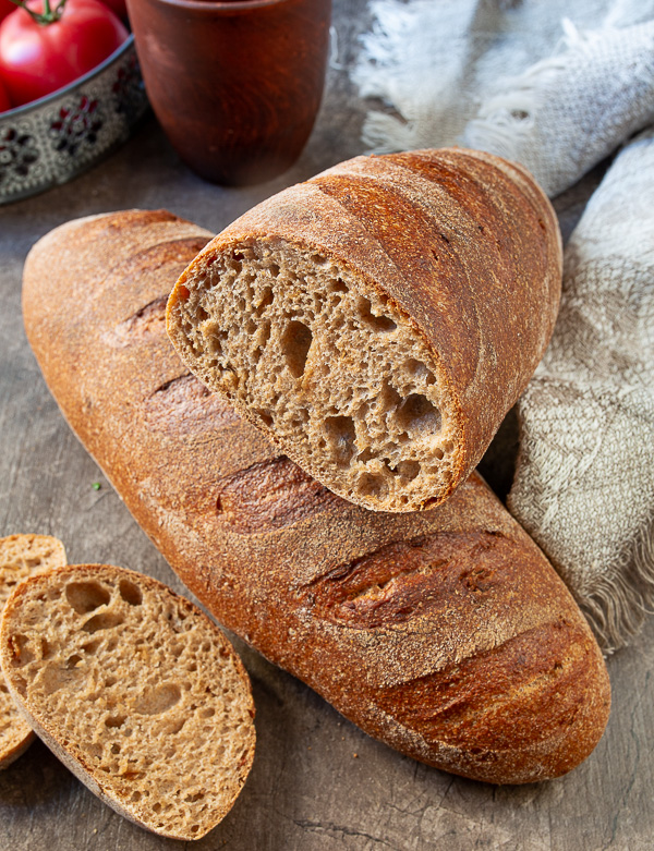 Рецепт цельнозернового хлеба с луком