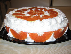 Рецепт торта "Мечта" апельсиновый