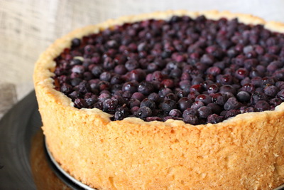 Рецепт творожного пирога с ягодами